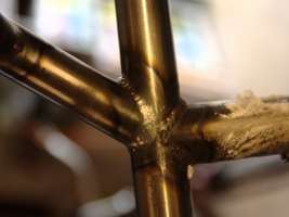 Welds - Top tube and seat stays at the seat tube