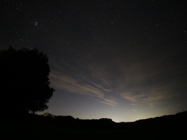 Light Polution over Lake Sonoma